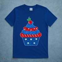 USA Cupcake Cherry On Top T-Shirt thumb 5