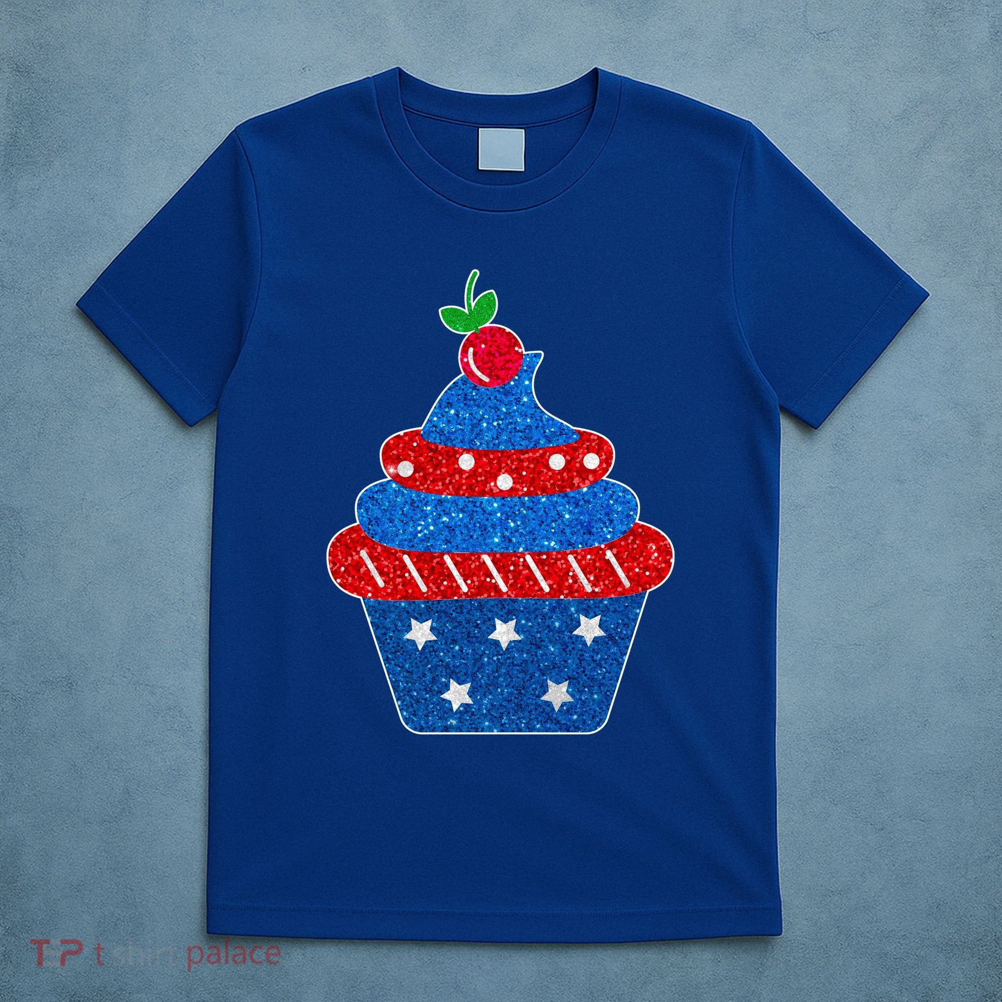 USA Cupcake Cherry On Top T-Shirt