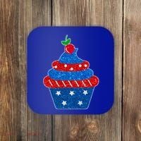 USA Cupcake Cherry On Top Coaster thumb 0