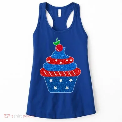 USA Cupcake Cherry On Top Women's Tank Top