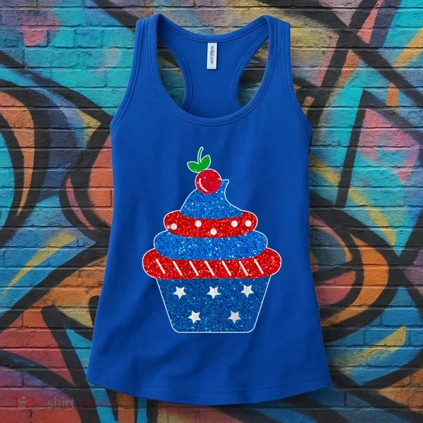 USA Cupcake Cherry On Top Women's Tank Top