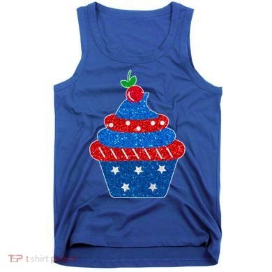 USA Cupcake Cherry On Top Tank Top