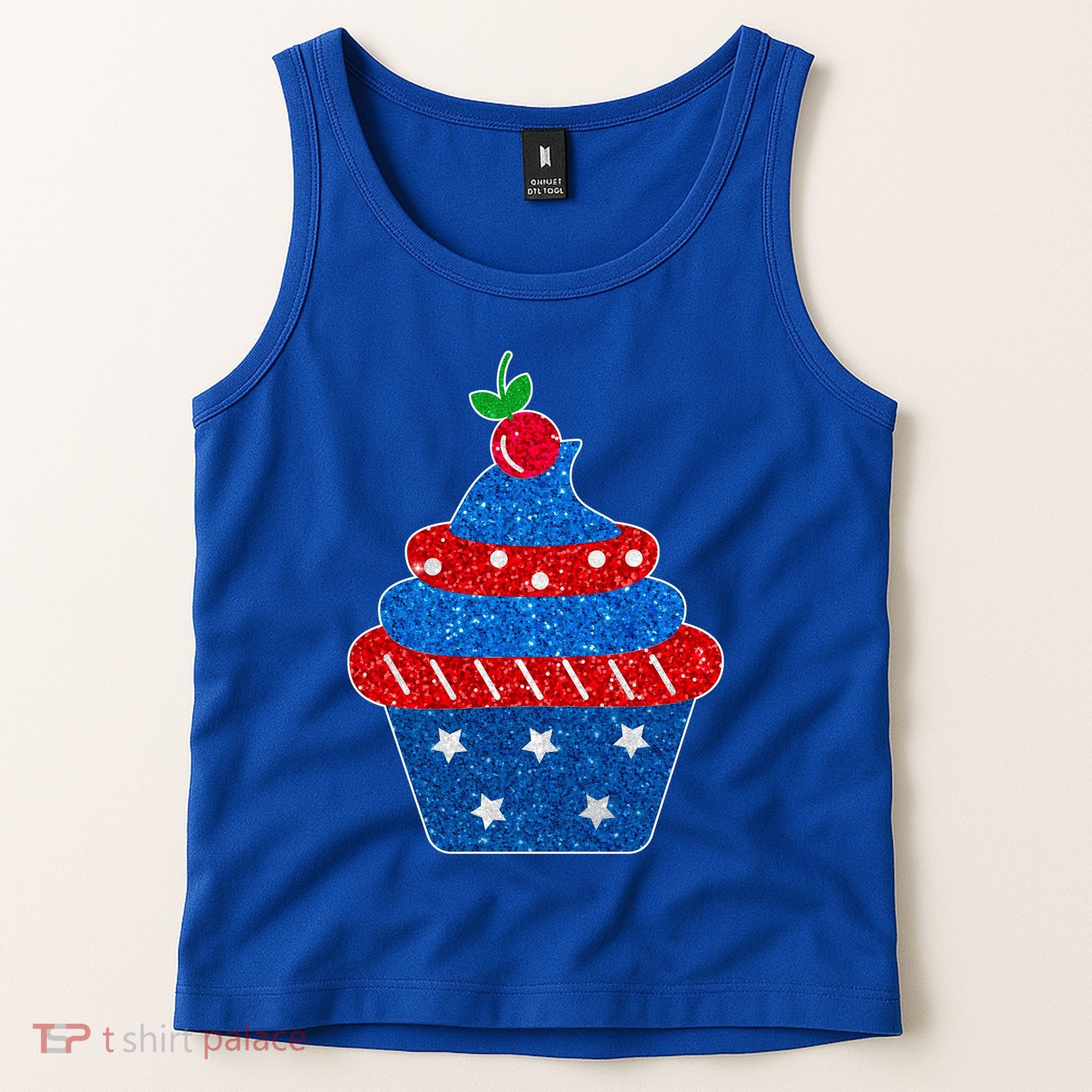 USA Cupcake Cherry On Top Tank Top