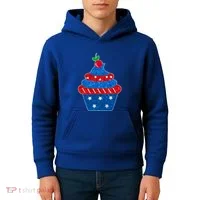 USA Cupcake Cherry On Top Kids Hoodie thumb 4