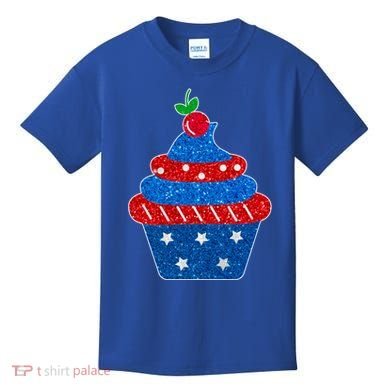 USA Cupcake Cherry On Top Kids T-Shirt