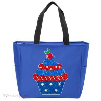 USA Cupcake Cherry On Top Tote Bag