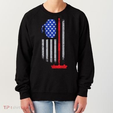 USA Curling Flag Women's Sweatshirt