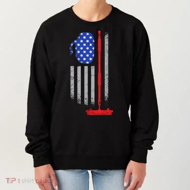 USA Curling Flag Women's Sweatshirt