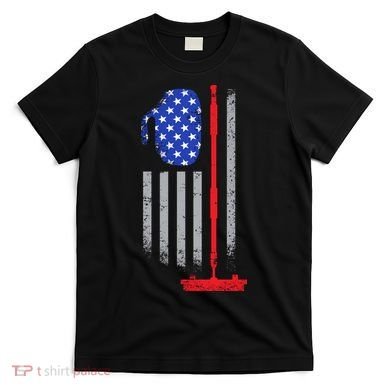 USA Curling Flag T-Shirt