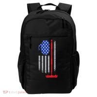 USA Curling Flag Backpack thumb 0