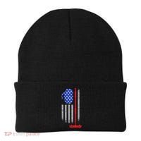 USA Curling Flag Beanie thumb 0