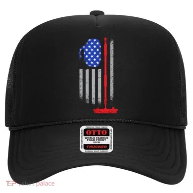 USA Curling Flag Hat