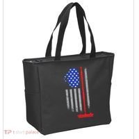 USA Curling Flag Tote Bag thumb 2