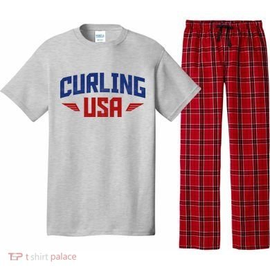 USA Curling Team Pajama Set