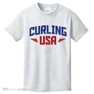USA Curling Team Kids T-Shirt