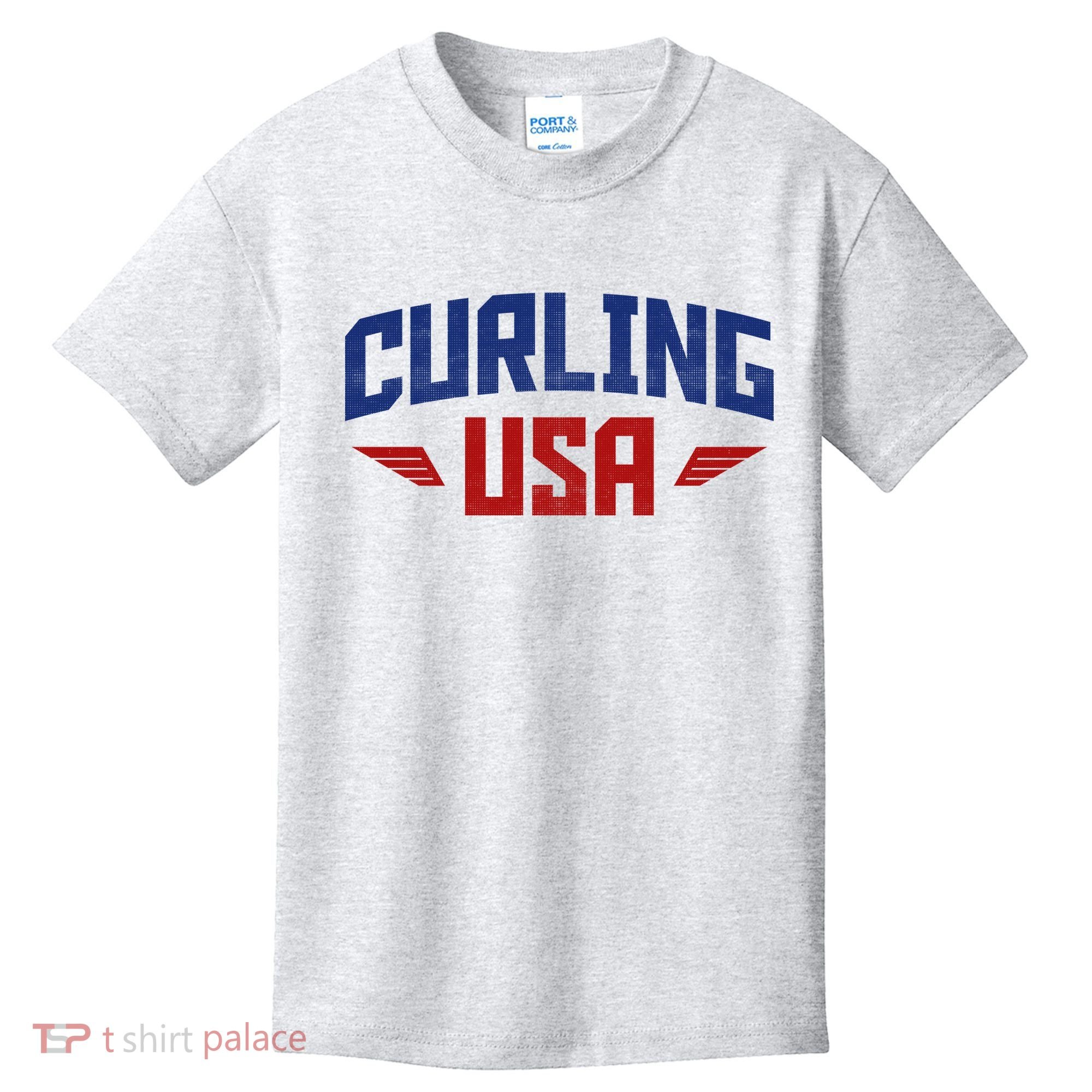 USA Curling Team Kids T-Shirt