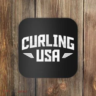 USA Curling Team Coaster