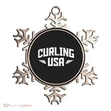 USA Curling Team Ornament