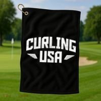 USA Curling Team Golf Towel thumb 1