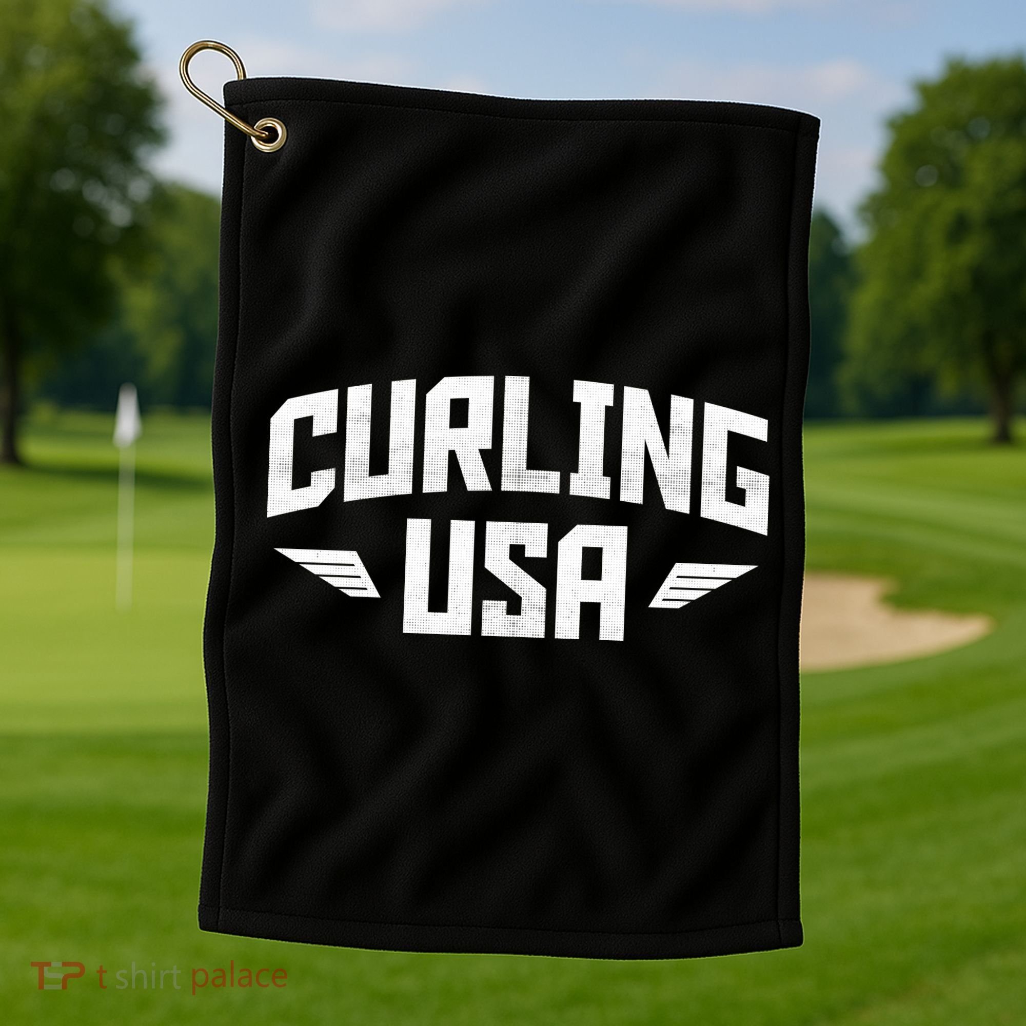 USA Curling Team Golf Towel