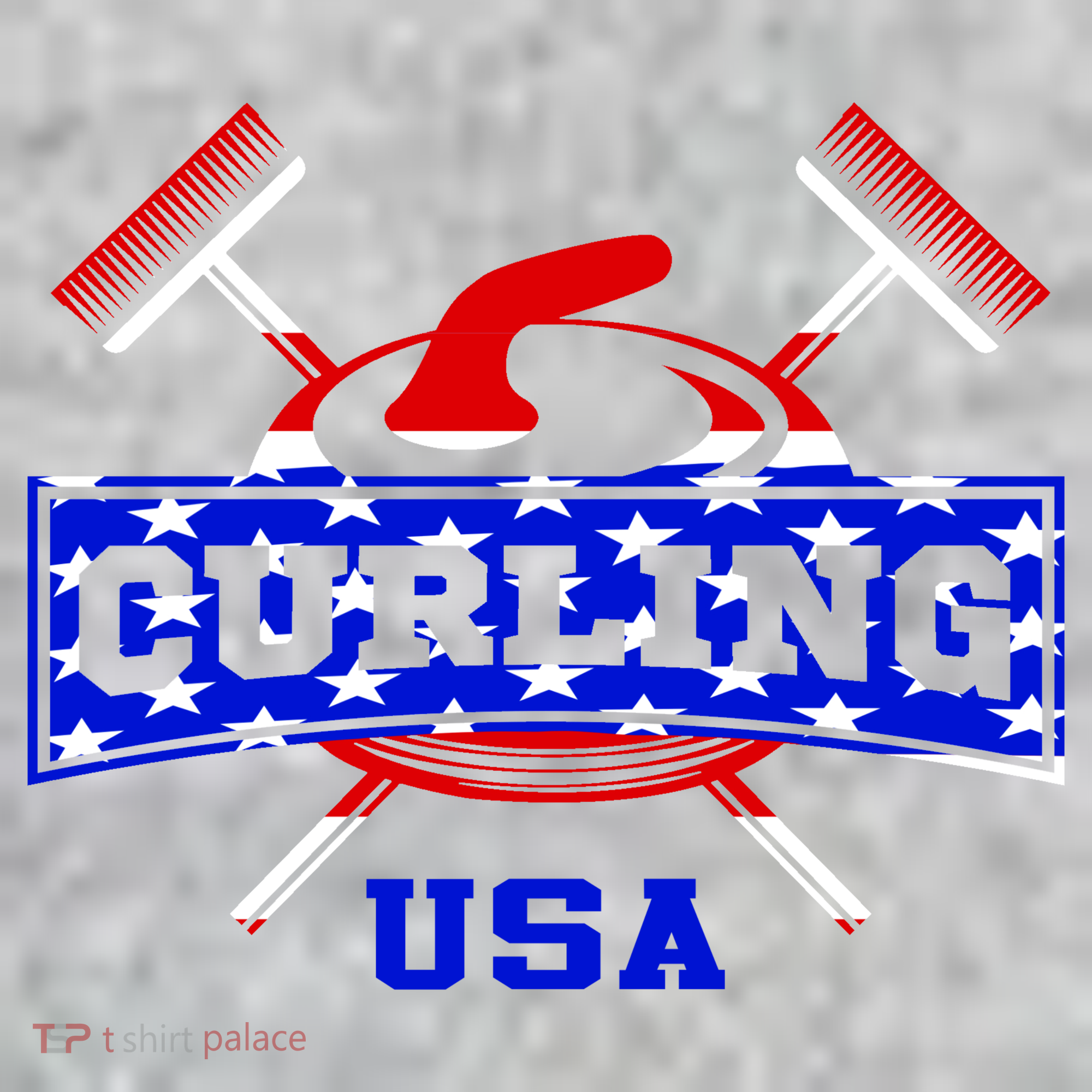 USA Curling Team Champs Winter Sports Games Long Sleeve Shirt