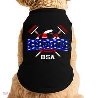 USA Curling Team Champs Winter Sports Games Doggie Tank thumb 0