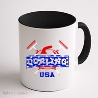 USA Curling Team Champs Winter Sports Games Coffee Mug thumb 1