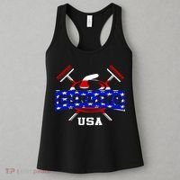 USA Curling Team Champs Winter Sports Games Women's Tank Top thumb 3