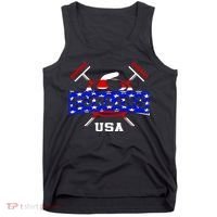 USA Curling Team Champs Winter Sports Games Tank Top thumb 0