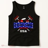 USA Curling Team Champs Winter Sports Games Tank Top thumb 2