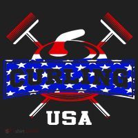 USA Curling Team Champs Winter Sports Games Golf Towel thumb 3