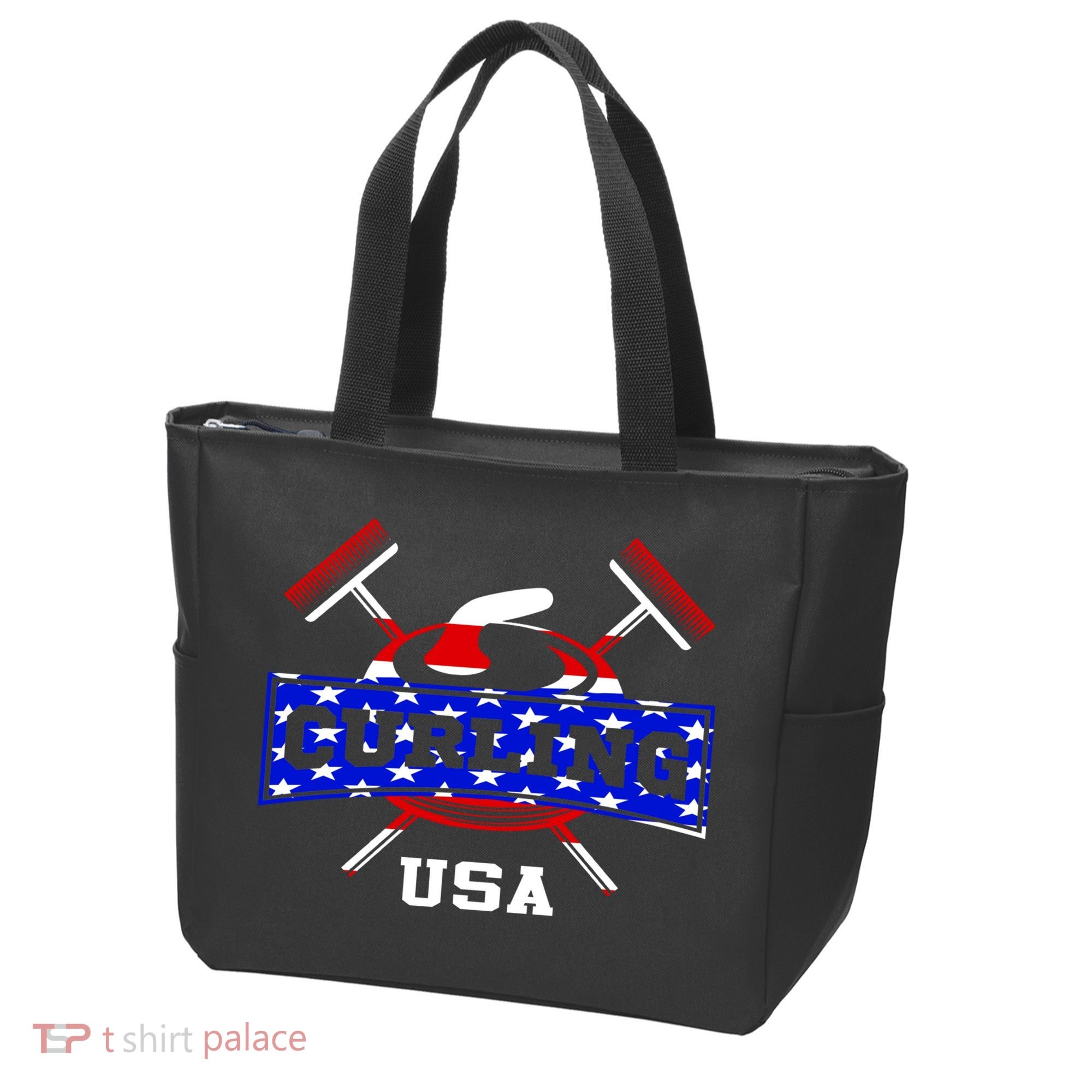 USA Curling Team Champs Winter Sports Games Tote Bag