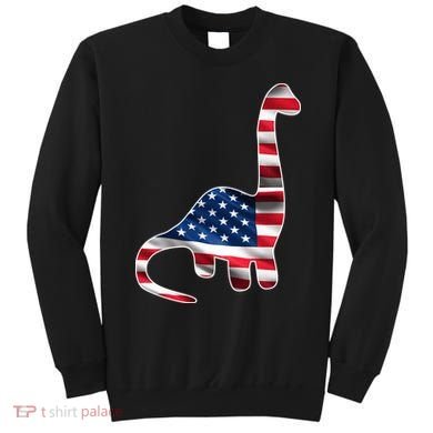 USA Dinosaur American Flag Sweatshirt