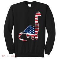 USA Dinosaur American Flag Sweatshirt thumb 0