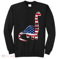 USA Dinosaur American Flag Sweatshirt thumb 0