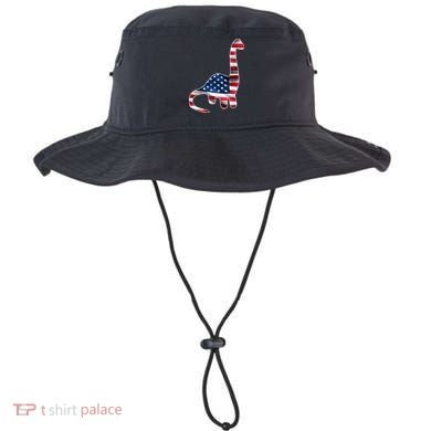 USA Dinosaur American Flag Bucket Hat