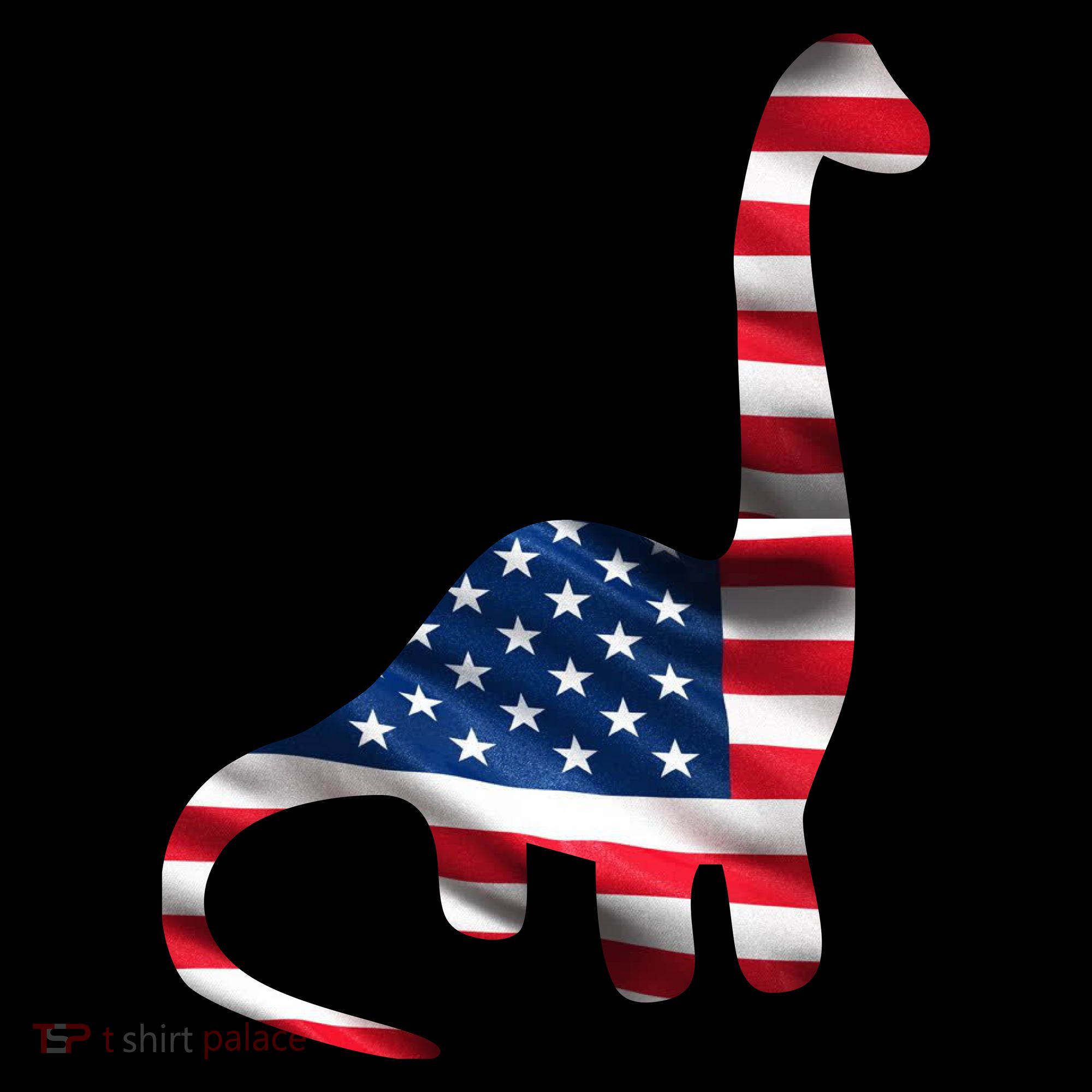 USA Dinosaur American Flag Coffee Mug