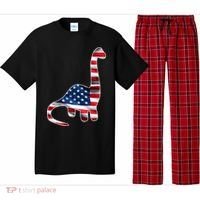 USA Dinosaur American Flag Pajama Set thumb 0