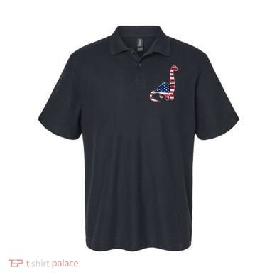 USA Dinosaur American Flag Polo