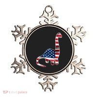USA Dinosaur American Flag Ornament thumb 0