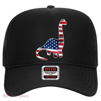 USA Dinosaur American Flag Hat