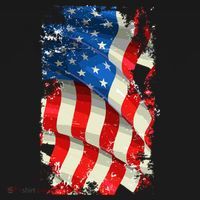 USA Distressed Waving American Flag Pajama Set thumb 2