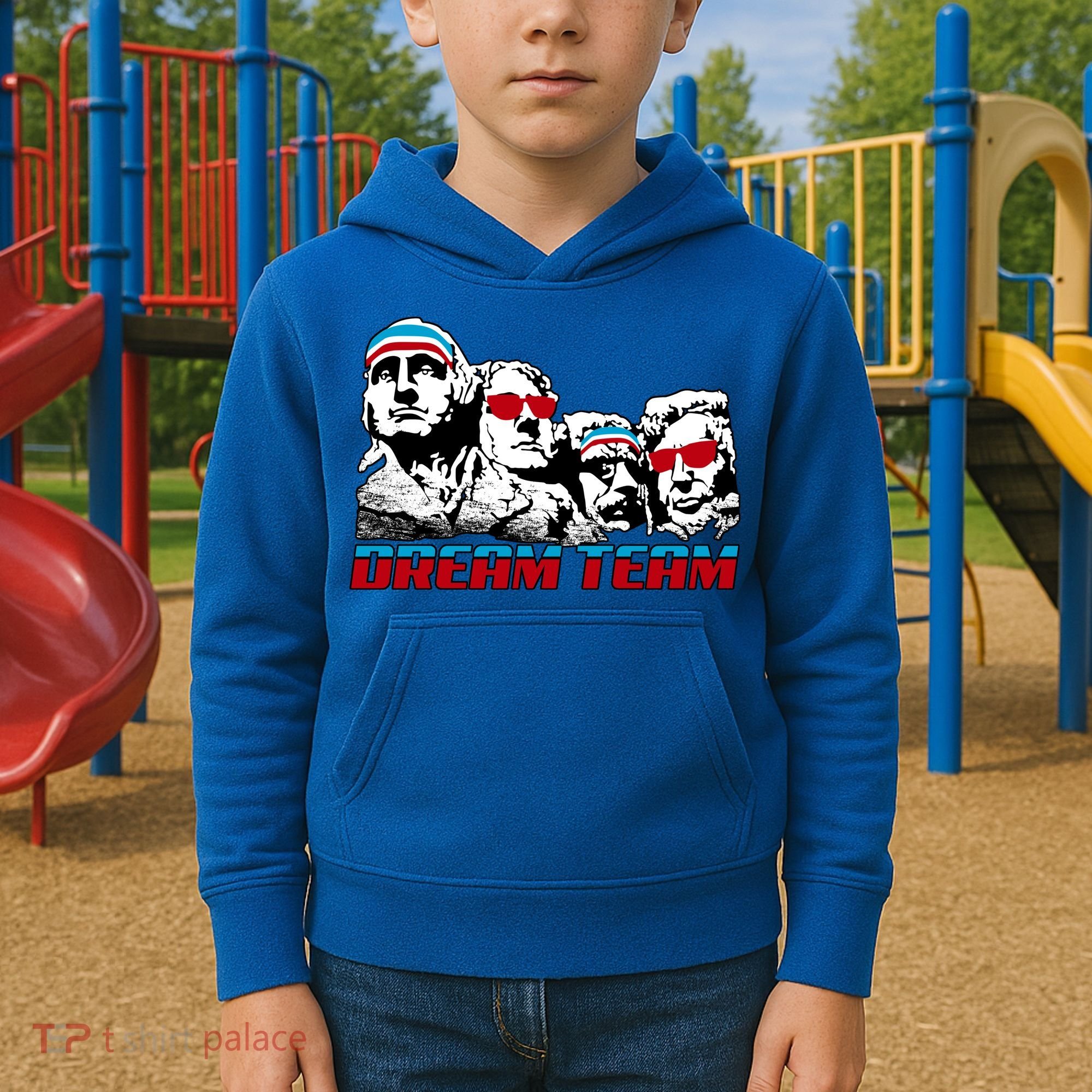 USA Dream Team Patriotic Kids Hoodie