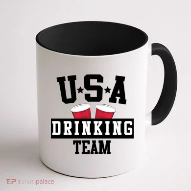 USA Drinking Team Coffee Mug back