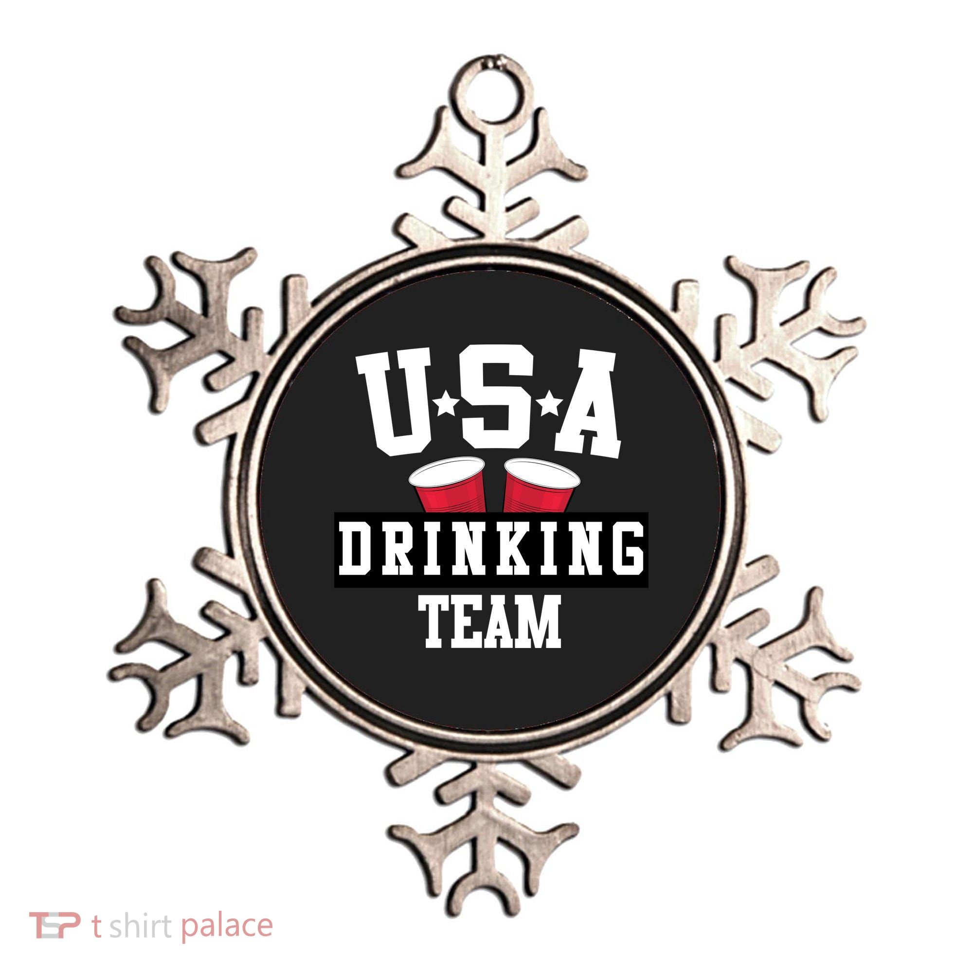 USA Drinking Team Ornament