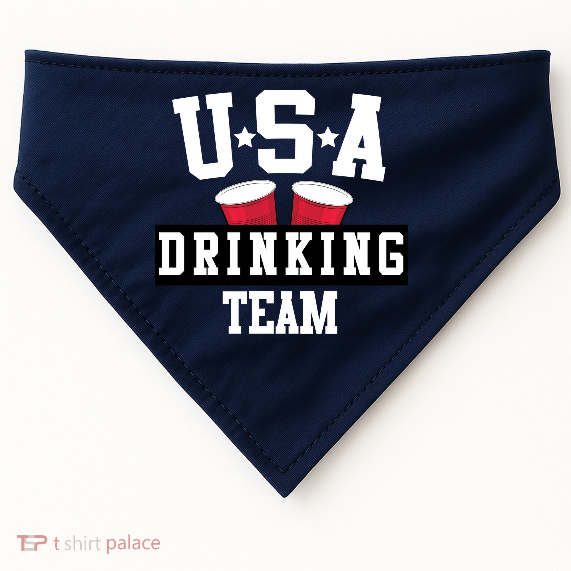 USA Drinking Team USA-Made Doggie Bandana