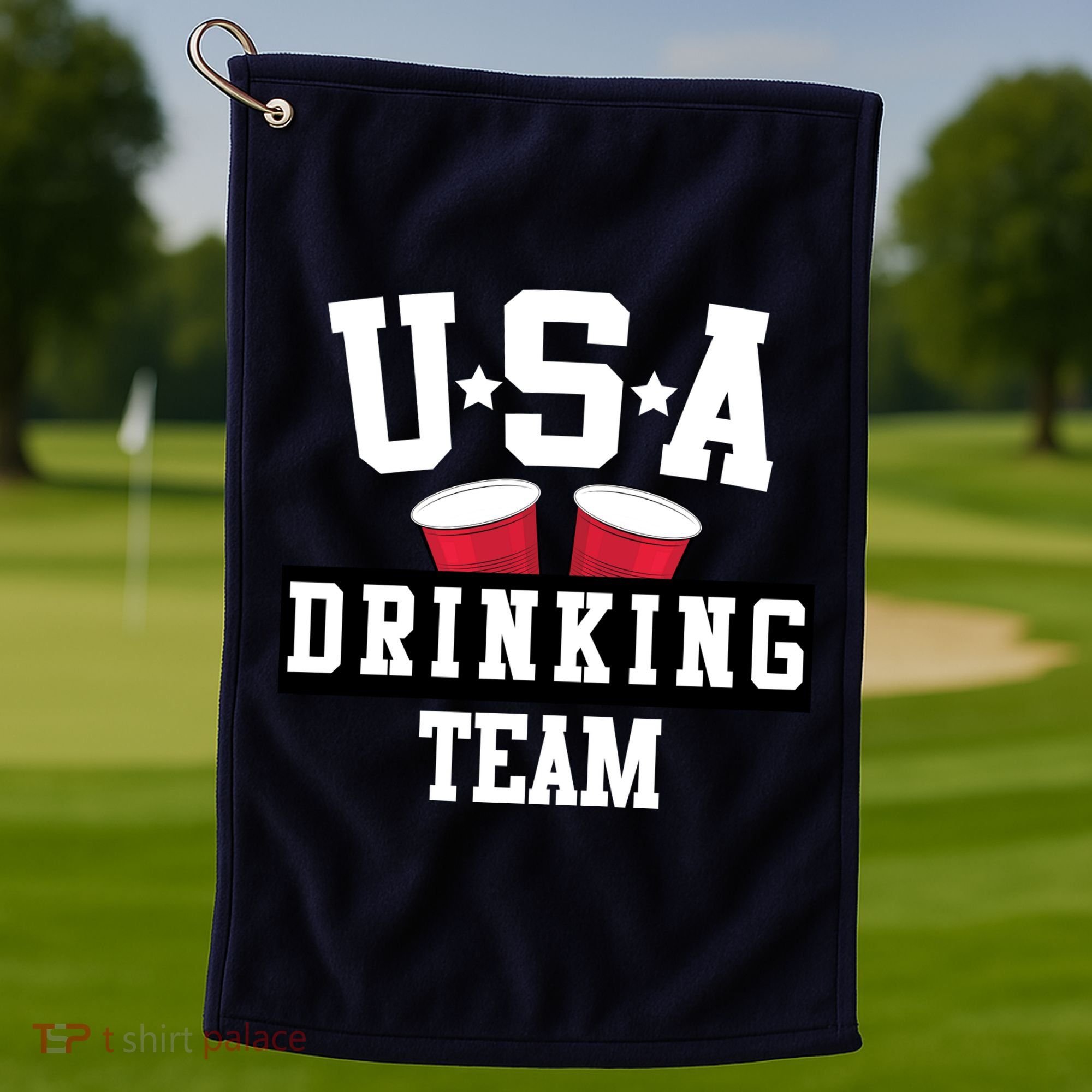 USA Drinking Team Golf Towel