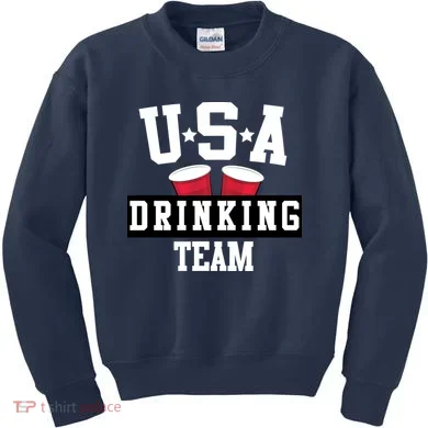 USA Drinking Team Kids Sweatshirt