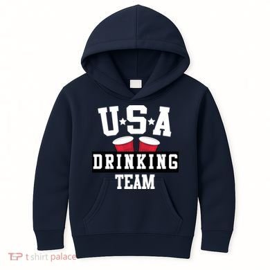 USA Drinking Team Kids Hoodie