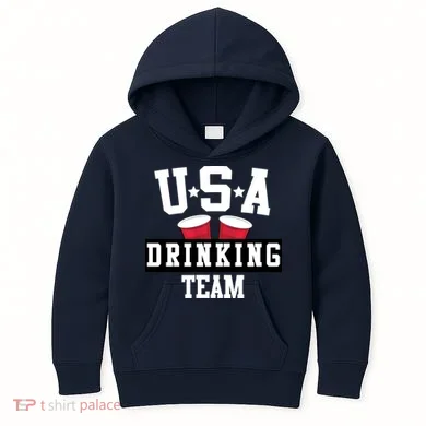 USA Drinking Team Kids Hoodie